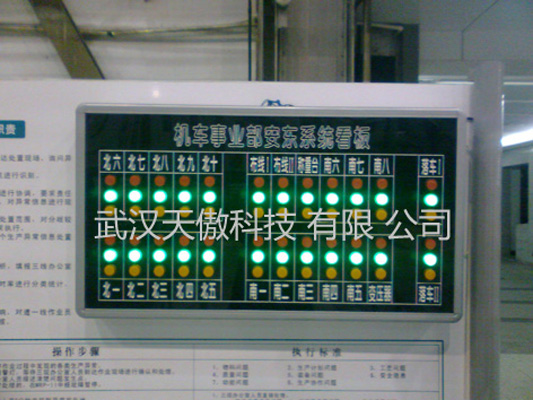 黃石andon安燈系統電子看板按鈕盒2